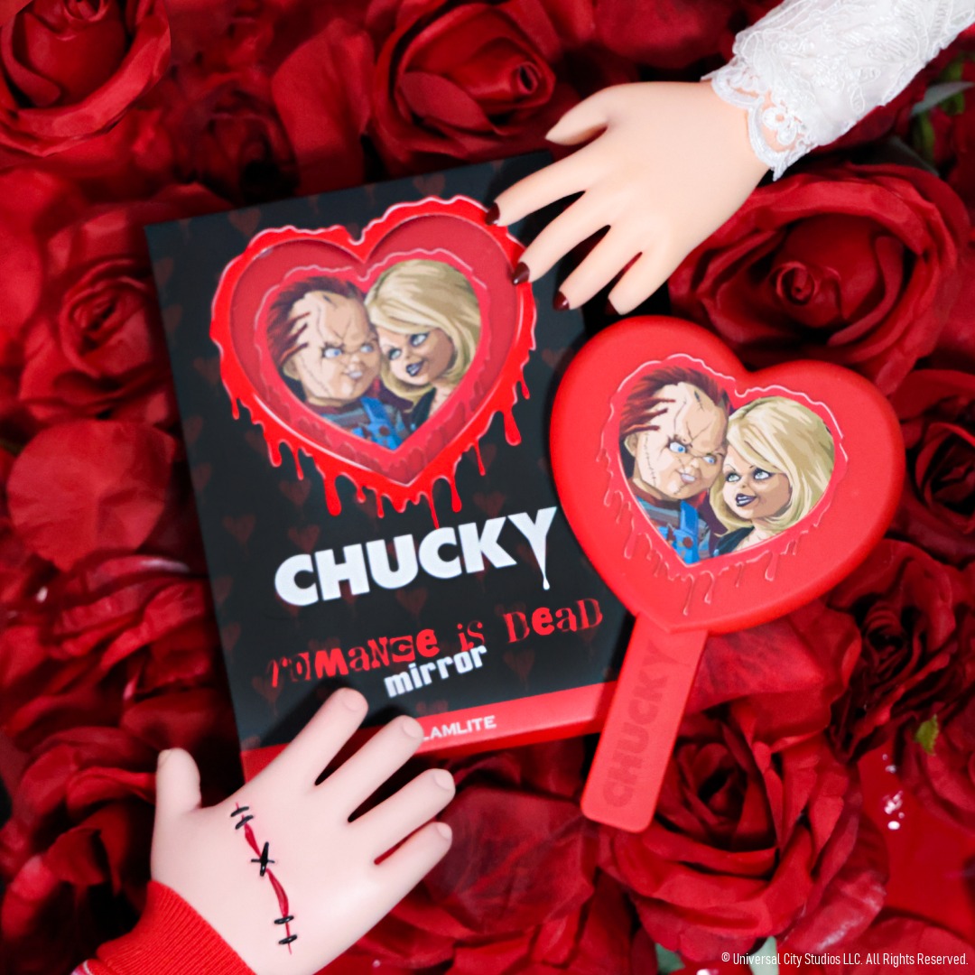 Glamlite - Chucky x Glamlite "Romance Is Dead" Mirror Handspiegel - Rot